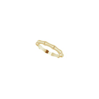 Bamboo Ring (14K) diagonal - Popular Jewelry - New York