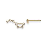 Big Dipper Constellation Stud Earrings (14K) front - Popular Jewelry - New York