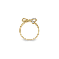 Bow Knot Diamond Accented Ring (14K) setting - Popular Jewelry - New York
