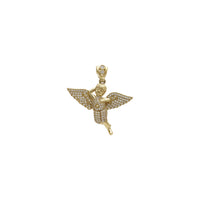 CZ Iced-Out Angel Pendant (14K) Popular Jewelry - New York