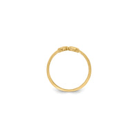 Cherry Heart Drop Ring (14K) iestatījums — Popular Jewelry - Ņujorka
