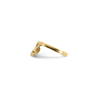 د چیری زړه ډراپ حلقه (14K) اړخ - Popular Jewelry - نیو یارک