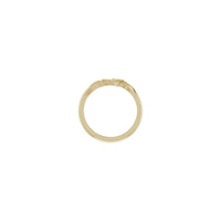 Clasping Angel Wings Ring (14K) setting - Popular Jewelry - New York