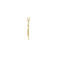 ಡಾಗರ್ ಮತ್ತು ಬರ್ನಿಂಗ್ ಹಾರ್ಟ್ ಪೆಂಡೆಂಟ್ (14K) ಸೈಡ್ - Popular Jewelry - ನ್ಯೂ ಯಾರ್ಕ್