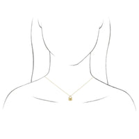 Vista prèvia del penjoll de bloqueig 3D gravable (14K) - Popular Jewelry - Nova York