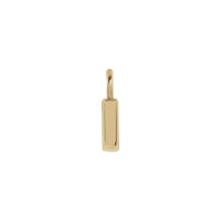 Engravable 3D Lock Pendant (14K) bò - Popular Jewelry - Nouyòk