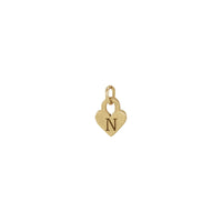 Гравирани привезак са бравом у облику срца (14К) угравиран - Popular Jewelry - Њу Јорк
