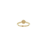 Flower Stackable Ring (14K) front - Popular Jewelry - New York