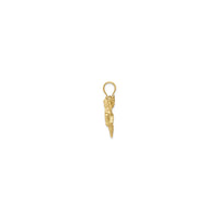 হ্যান্ড হোল্ডিং এঞ্জেলস হার্ট আউটলাইন দুল (14K) সাইড - Popular Jewelry - নিউ ইয়র্ক
