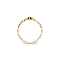 Heart Outlined June Birthstone Alexandrite Ring (14K) setting - Popular Jewelry - New York