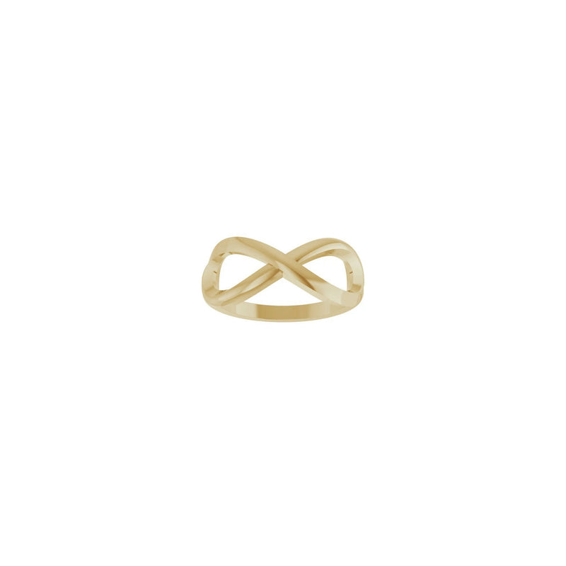 Infinity Ring (14K) front - Popular Jewelry - New York