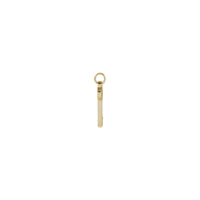 നാച്ചുറൽ ഡയമണ്ട് കീ പെൻഡന്റ് (14K) സൈഡ് - Popular Jewelry - ന്യൂയോര്ക്ക്