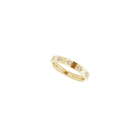 Dabiskā dimanta zvaigznes mūžības gredzens (14K) diagonāle - Popular Jewelry - Ņujorka
