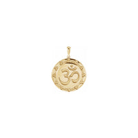 Om Symbol Pendant (14K) front - Popular Jewelry - New York