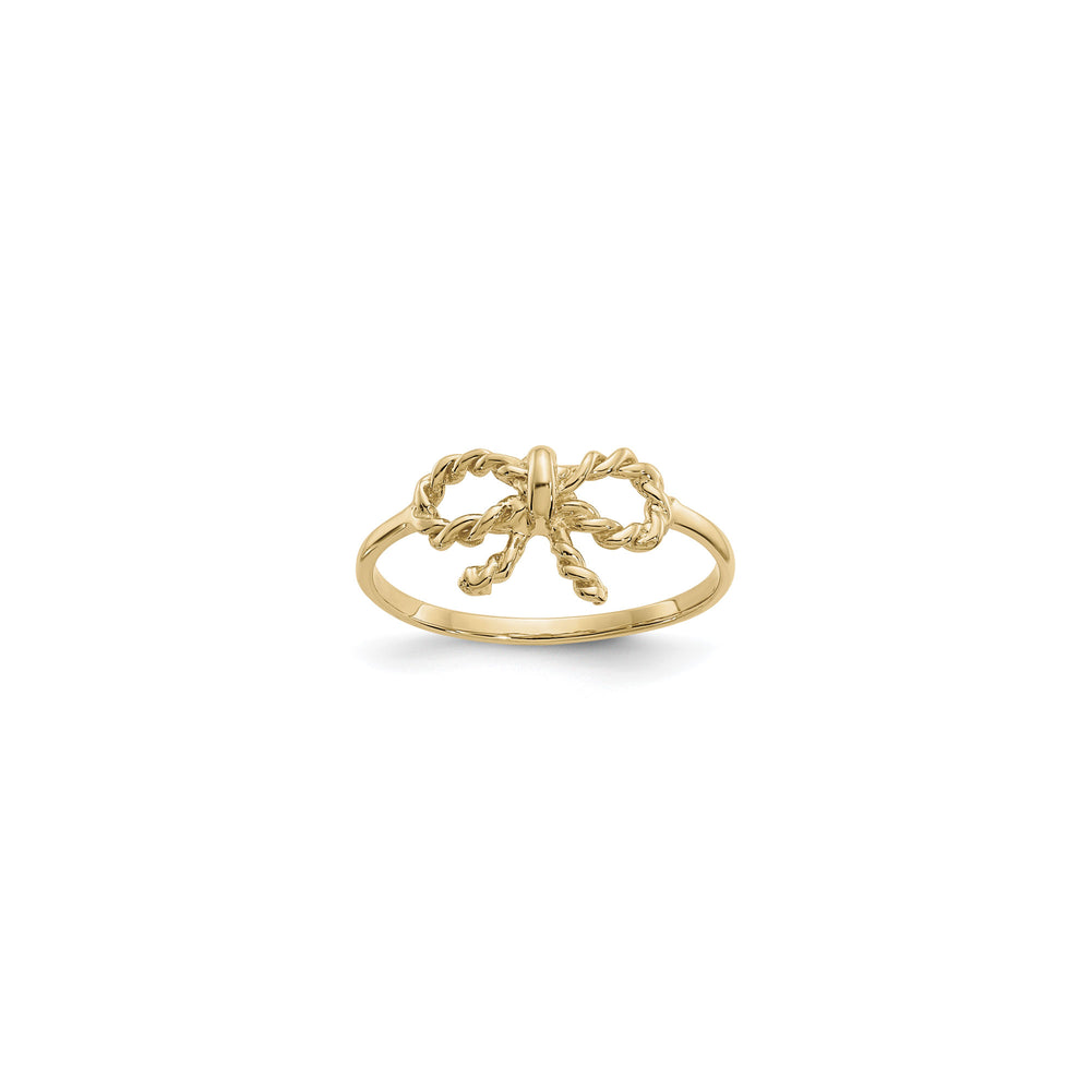 Rope Knot Ring (14K) main - Popular Jewelry - New York