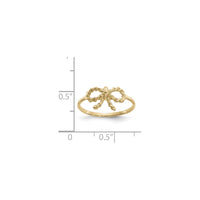 Rope Knot Ring (14K) scale - Popular Jewelry - New York