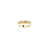 Sculpted Pattern Ring (14K) front - Popular Jewelry - New York