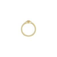 Gosodiad Penglog Signet Ring (14K) - Popular Jewelry - Efrog Newydd