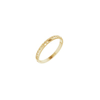 Star and Opposing Chevron Pattern Ring (14K) main - Popular Jewelry - New York