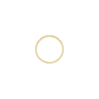 Star and Opposing Chevron Pattern Ring (14K) setting - Popular Jewelry - New York