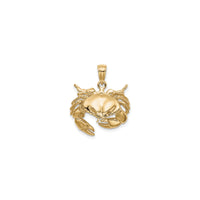 Stone Crab Pendant (14K) front - Popular Jewelry - New York