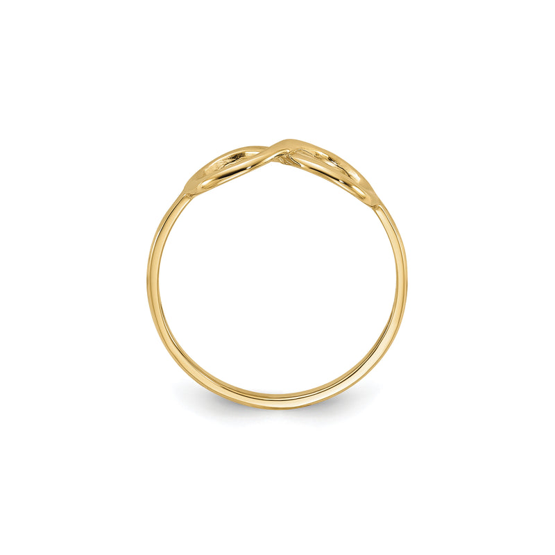 Symmetric Infinity Ring (14K) setting - Popular Jewelry - New York