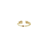 Vintage Open Shank Ring (14K) atubangan - Popular Jewelry - New York