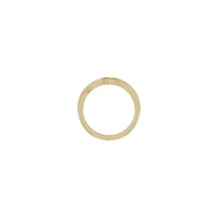 Setelan Waved Bypass Stackable Ring (14K) - Popular Jewelry - New York