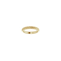 Wheat Eternity Ring (14K) front - Popular Jewelry - New York