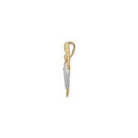 Young Mermaid Pendant (14K) side - Popular Jewelry - New York