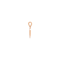 এঞ্জেল উইং কয়েন প্যান্ডেন্ট (রোজ 14K) সাইড - Popular Jewelry - নিউ ইয়র্ক