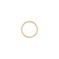 Bordered Woven-Design Ring (Rose 14K) setting - Popular Jewelry - New York