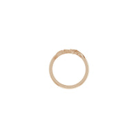 Clasping Angel Wings Ring (Rose 14K) setting - Popular Jewelry - New York