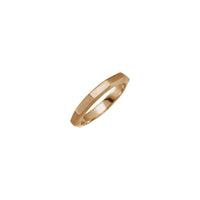 Decagon Ring (Rose 14K) front - Popular Jewelry - New York