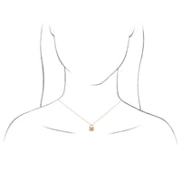 Vista prèvia del penjoll de bloqueig 3D gravable (Rose 14K) - Popular Jewelry - Nova York