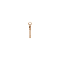 প্রাকৃতিক ডায়মন্ড কী দুল (গোলাপ 14K) সাইড - Popular Jewelry - নিউ ইয়র্ক