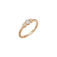 Natural Diamond Moon Phases Stackable Ring (Rose 14K) main - Popular Jewelry - New York