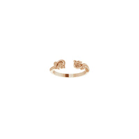 Vintage Open Shank Ring (Rose 14K) atubangan - Popular Jewelry - New York