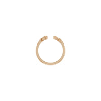 Vintage Open Shank Ring (Rose 14K) setting - Popular Jewelry - New York