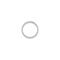 6 mm Scale Patterned Band (White 14K) setting - Popular Jewelry - New York