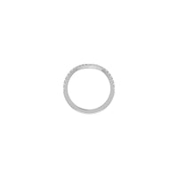 Natural White Diamond Contour Ring (White 14K) setting - Popular Jewelry - New York