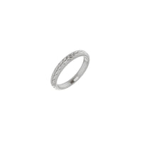 Wheat Eternity Ring (White 14K) main - Popular Jewelry - New York