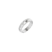 Woven-Design Ring (White 14K) main - Popular Jewelry - New York