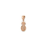 3D Rose Gold Pineapple Pendant (14K)