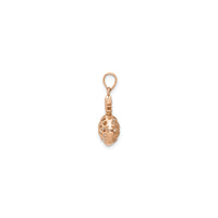 3D Rose Gold Pineapple Pendant (14K)