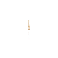 د نیلي انامیل ایول سترګې هار (ګلاب 14K) اړخ - Popular Jewelry - نیو یارک
