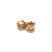 Diamond Ear Gauges (14K)