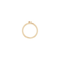 刻面星形戒指（玫瑰色 14K）鑲嵌 - Popular Jewelry - 紐約