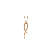 ഫ്രീഫോം നെക്ലേസ് (റോസ് 14K) ഫ്രണ്ട് - Popular Jewelry - ന്യൂയോര്ക്ക്
