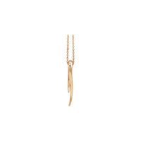 ಫ್ರೀಫಾರ್ಮ್ ನೆಕ್ಲೇಸ್ (ರೋಸ್ 14 ಕೆ) ಬದಿ - Popular Jewelry - ನ್ಯೂ ಯಾರ್ಕ್
